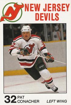 1988-89 Carretta New Jersey Devils #NNO Pat Conacher Front