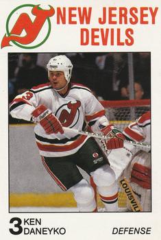 1988-89 Carretta New Jersey Devils #NNO Ken Daneyko Front