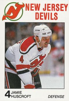 1988-89 Carretta New Jersey Devils #NNO Jamie Huscroft Front