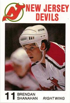 1988-89 Carretta New Jersey Devils #NNO Brendan Shanahan Front