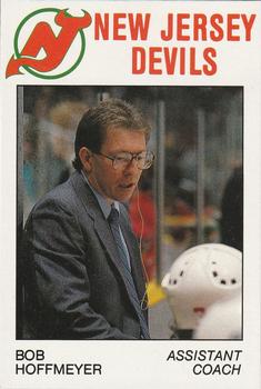 1988-89 Carretta New Jersey Devils #NNO Bob Hoffmeyer Front