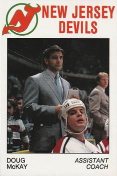 1988-89 Carretta New Jersey Devils #NNO Doug McKay Front