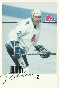 1988-89 Quebec Nordiques #NNO Bobby Dollas Front