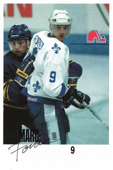 1988-89 Quebec Nordiques #NNO Marc Fortier Front