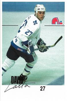 1988-89 Quebec Nordiques #NNO David Latta Front