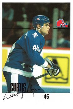 1988-89 Quebec Nordiques #NNO Curtis Leschyshyn Front