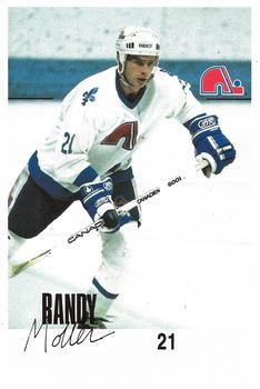 1988-89 Quebec Nordiques #NNO Randy Moller Front