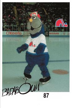 1988-89 Quebec Nordiques #NNO Badaboum Front
