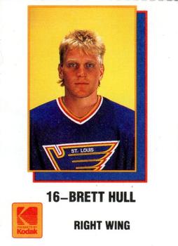1988-89 Kodak St. Louis Blues #NNO Brett Hull Front