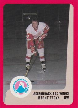 1988-89 ProCards Adirondack Red Wings (AHL) #NNO Brent Fedyk Front