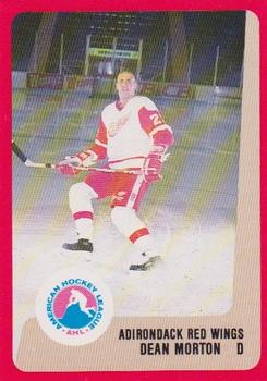 1988-89 ProCards Adirondack Red Wings (AHL) #NNO Dean Morton Front