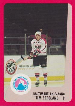 1988-89 ProCards Baltimore Skipjacks (AHL) #NNO Tim Bergland Front