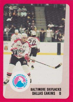 1988-89 ProCards Baltimore Skipjacks (AHL) #NNO Dallas Eakins Front