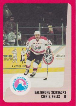 1988-89 ProCards Baltimore Skipjacks (AHL) #NNO Chris Felix Front