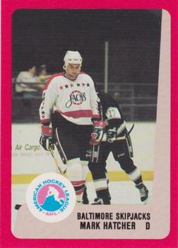 1988-89 ProCards Baltimore Skipjacks (AHL) #NNO Mark Hatcher Front