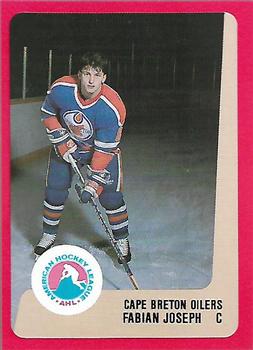 1988-89 ProCards Cape Breton Oilers (AHL) #NNO Fabian Joseph Front