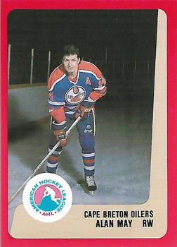 1988-89 ProCards Cape Breton Oilers (AHL) #NNO Alan May Front