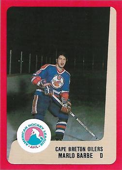 1988-89 ProCards Cape Breton Oilers (AHL) #NNO Mario Barbe Front