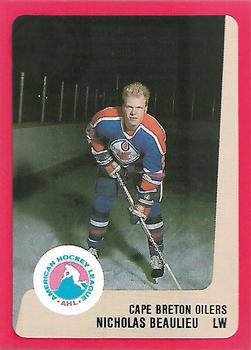 1988-89 ProCards Cape Breton Oilers (AHL) #NNO Nicolas Beaulieu Front