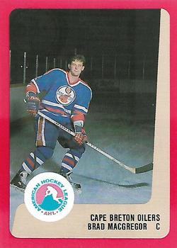 1988-89 ProCards Cape Breton Oilers (AHL) #NNO Brad MacGregor Front
