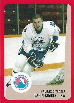 1988-89 ProCards Halifax Citadels (AHL) #NNO Darin Kimble Front