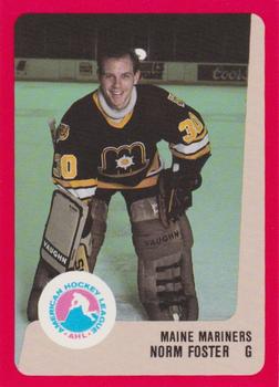 1988-89 ProCards Maine Mariners (AHL) #NNO Norm Foster Front