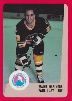 1988-89 ProCards Maine Mariners (AHL) #NNO Paul Guay Front