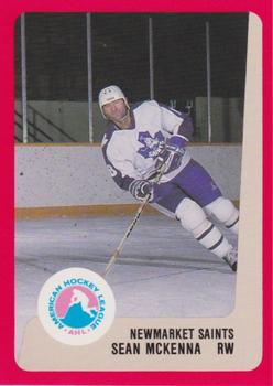 1988-89 ProCards Newmarket Saints (AHL) #NNO Sean McKenna Front