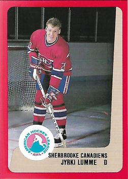 1988-89 ProCards Sherbrooke Canadiens (AHL) #NNO Jyrki Lumme Front