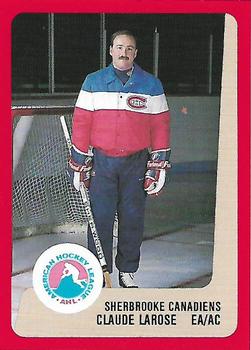 1988-89 ProCards Sherbrooke Canadiens (AHL) #NNO Claude Larose Front