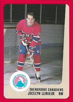 1988-89 ProCards Sherbrooke Canadiens (AHL) #NNO Jocelyn Lemieux Front