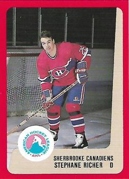 1988-89 ProCards Sherbrooke Canadiens (AHL) #NNO Stephane Richer Front