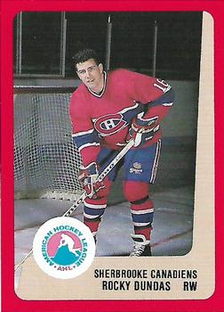 1988-89 ProCards Sherbrooke Canadiens (AHL) #NNO Rocky Dundas Front