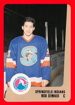1988-89 ProCards Springfield Indians (AHL) #NNO Rob DiMaio Front
