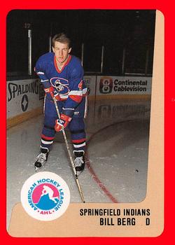 1988-89 ProCards Springfield Indians (AHL) #NNO Bill Berg Front