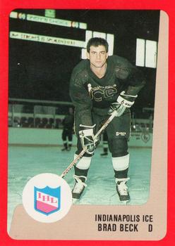 1988-89 ProCards Indianapolis Ice (IHL) #NNO Brad Beck Front