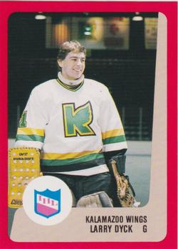 1988-89 ProCards Kalamazoo Wings (IHL) #NNO Larry Dyck Front