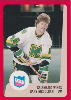 1988-89 ProCards Kalamazoo Wings (IHL) #NNO Gary McColgan Front