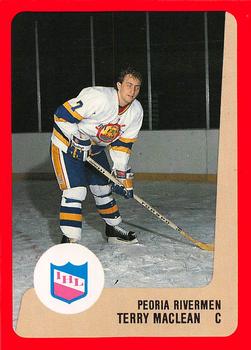 1988-89 ProCards Peoria Rivermen (IHL) #NNO Terry MacLean Front