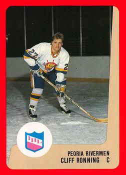 1988-89 ProCards Peoria Rivermen (IHL) #NNO Cliff Ronning Front
