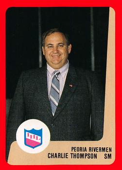 1988-89 ProCards Peoria Rivermen (IHL) #NNO Charlie Thompson Front