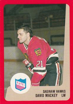 1988-89 ProCards Saginaw Hawks (IHL) #NNO David Mackey Front