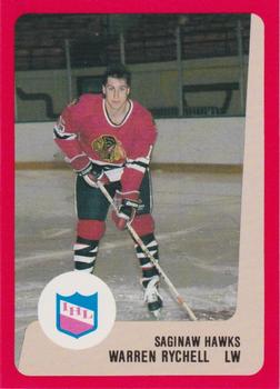 1988-89 ProCards Saginaw Hawks (IHL) #NNO Warren Rychel Front