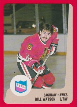 1988-89 ProCards Saginaw Hawks (IHL) #NNO Bill Watson Front