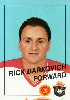 1988-89 Salt Lake Golden Eagles (IHL) Smokey #1 Rick Barkovich Front