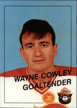 1988-89 Salt Lake Golden Eagles (IHL) Smokey #5 Wayne Cowley Front
