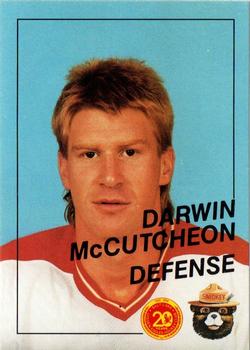 1988-89 Salt Lake Golden Eagles (IHL) Smokey #13 Darwin McCutcheon Front