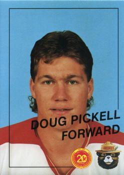 1988-89 Salt Lake Golden Eagles (IHL) Smokey #15 Doug Pickell Front