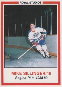 1988-89 Royal Studios Regina Pats (WHL) #NNO Mike Sillinger Front