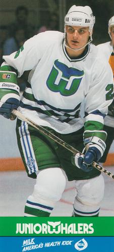 1989-90 Junior Whalers/Milk Hartford Whalers #NNO Grant Jennings Front